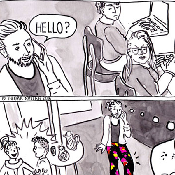 Coffee Shop Pants Comic